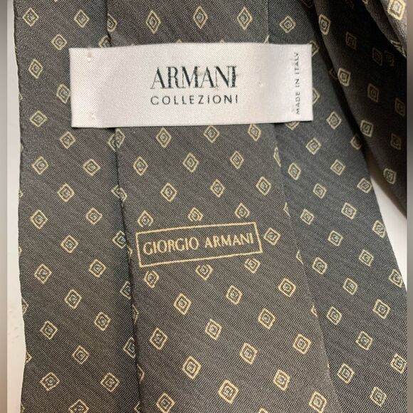 Lot of 2 Giorgio Armani Neckties 58” - Picture 6 of 8